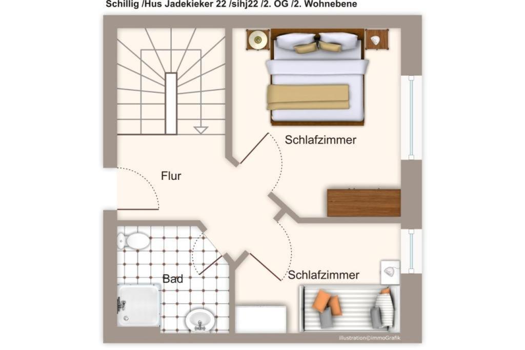 Hus Jadekieker Hus Jadekieker 22 Apartment ชิลลิคช์ ภายนอก รูปภาพ